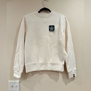 🔥Converse Vintage Unisex Cream Sweatshirt Sz S NWOT🔥